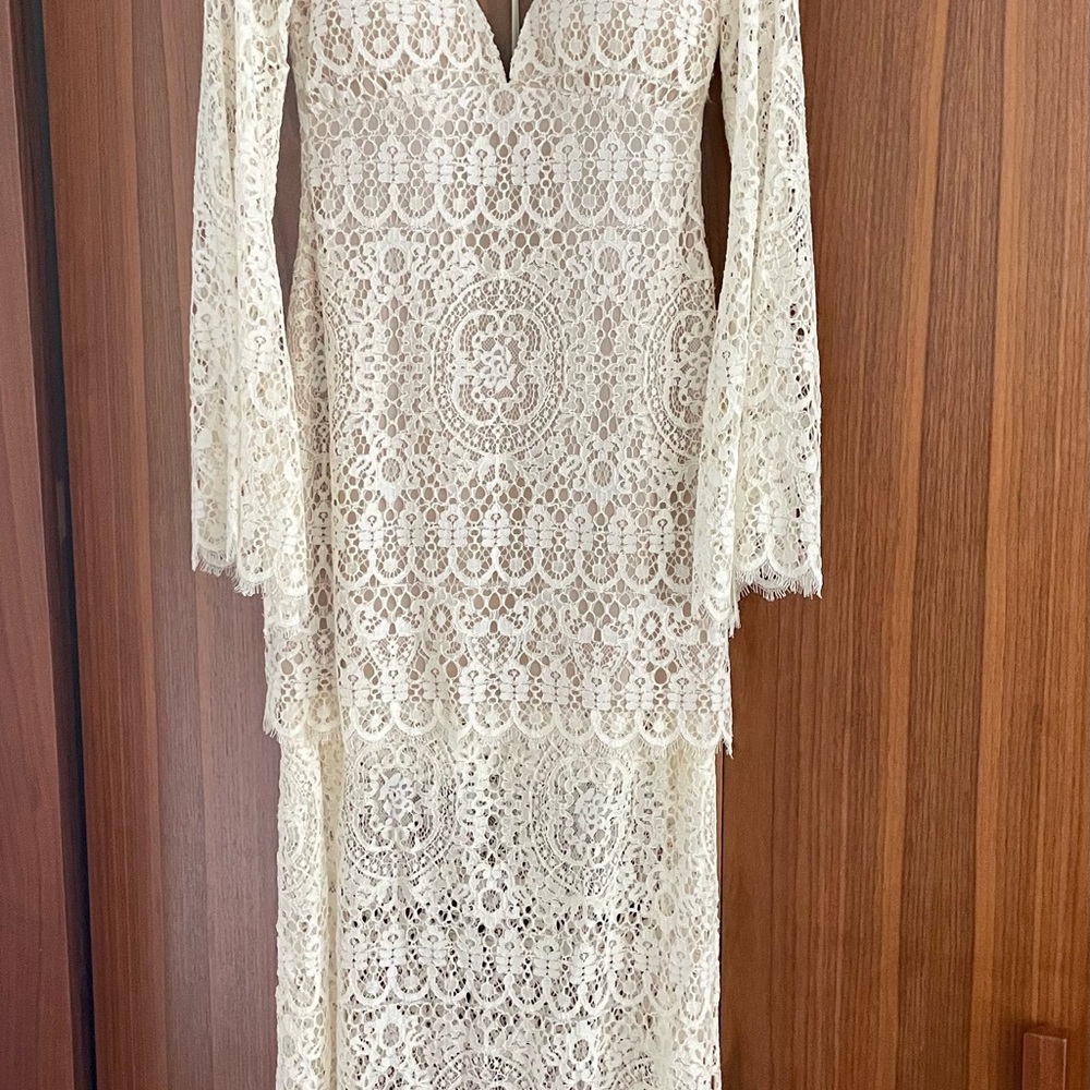 Claire Pettibone Romantique “Coachella” Lace Dress